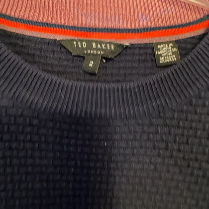 Ted Baker Dark Blue Crewneck Sweater - Size M