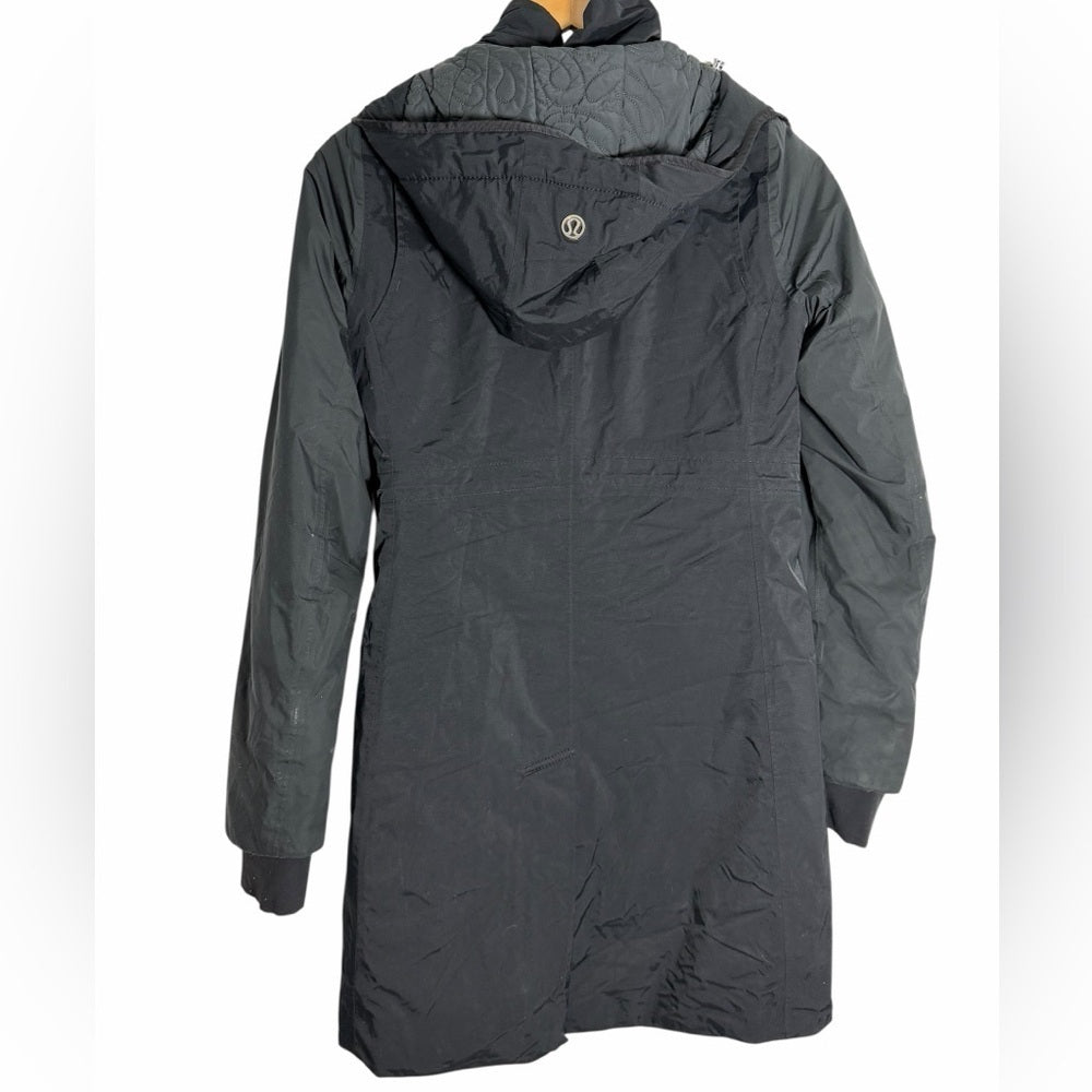lululemon athletica Black Ski Jacket - Casual Streetwear - Winter - Size S