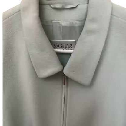 Basler Women's Light Green Blazer - Elevated Office Wear A size 46 (14-16)