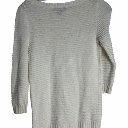 Ralph Lauren Cream Women's Crew Neck Sweater - Size Small