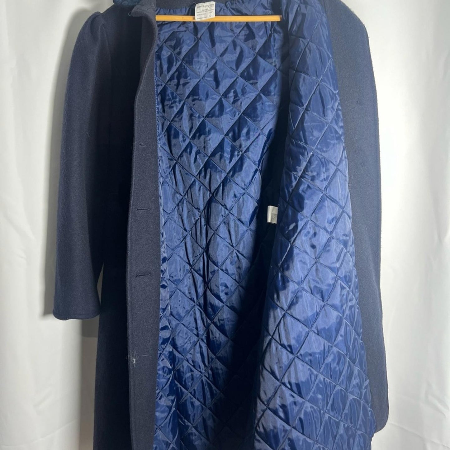 Pierre Cardin Paris - Navy Pea Coat - Size 12