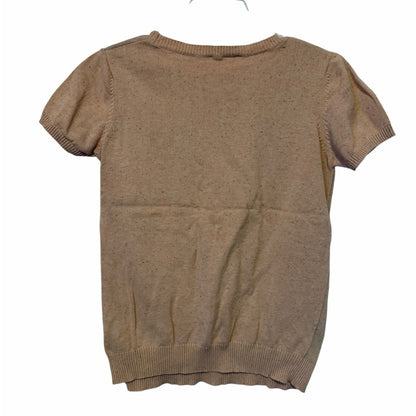 Figs Women's Tan Sweater with Black Stars - casual - Size M