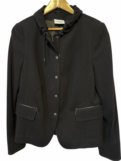 Akris Punto Black Hooded Jacket