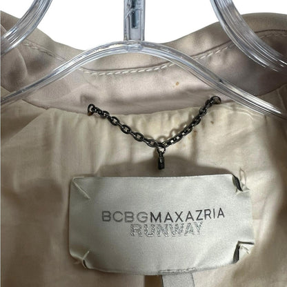 BCBGMaxAzria Cream Trench Coat -Runway Edition
