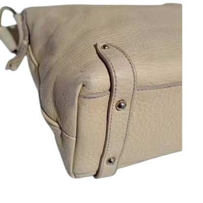 Dolce & Gabbana Cream Leather Women's Bag
