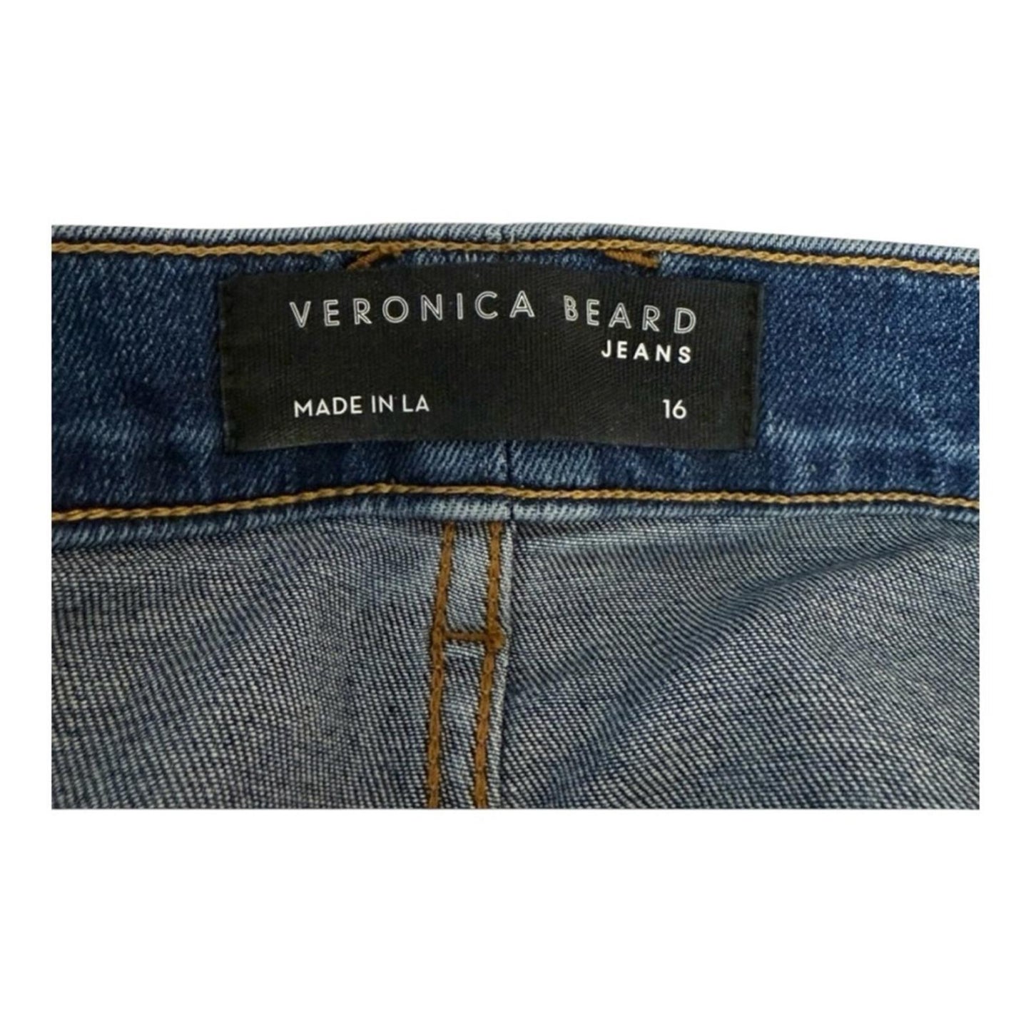 Veronica Beard Dark Blue Straight Leg Jeans