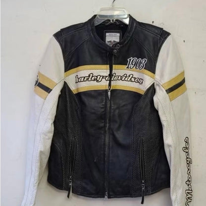 Harley-Davidson Black and White Women's Jacket