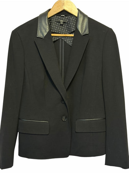 Boss Black Single-Button Blazer with Notched Lapel