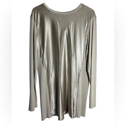 Marina Rinaldi Silver Silk Tunic