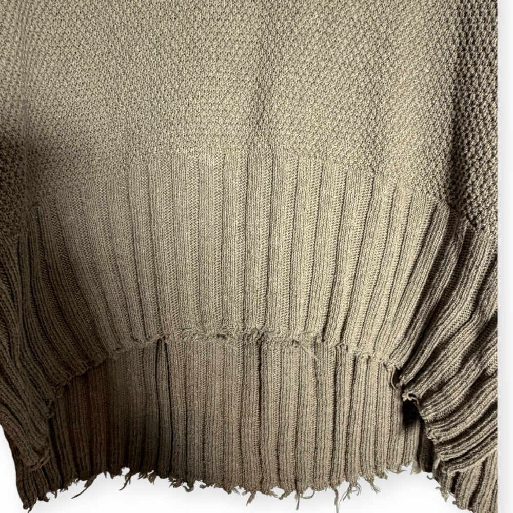 Lourdes Bergada Designer -  Chic Olive Women's Sweater - Casual Wear - Size S