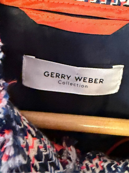 Gerry Weber Pink and Navy Tweed Jacket